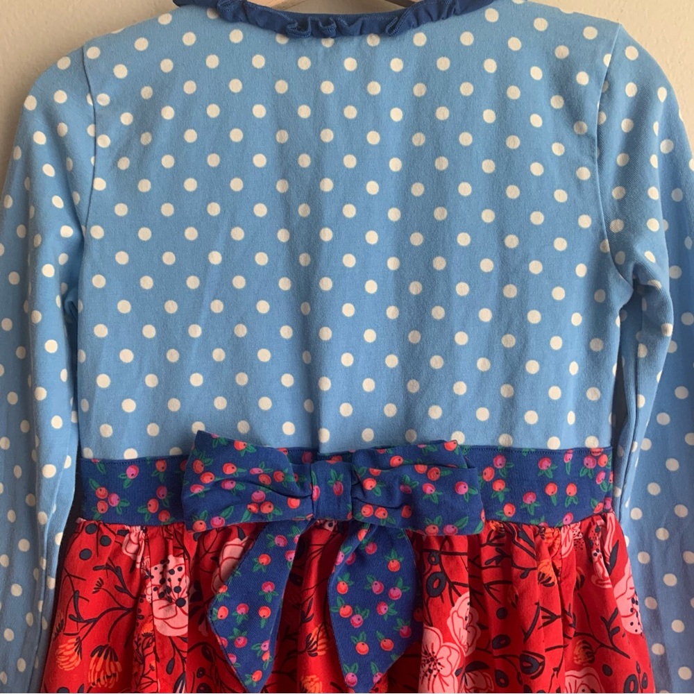 Matilda Jane Polka Dot Top Floral Bottom Dress Size 6 - Picture 6 of 13